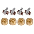 thumbnail image 2 of MERIGLARE 4 Piece Plastic Guitar Speed Bell Knob Volume Control Knob Long Split Shaft, 2 of 9
