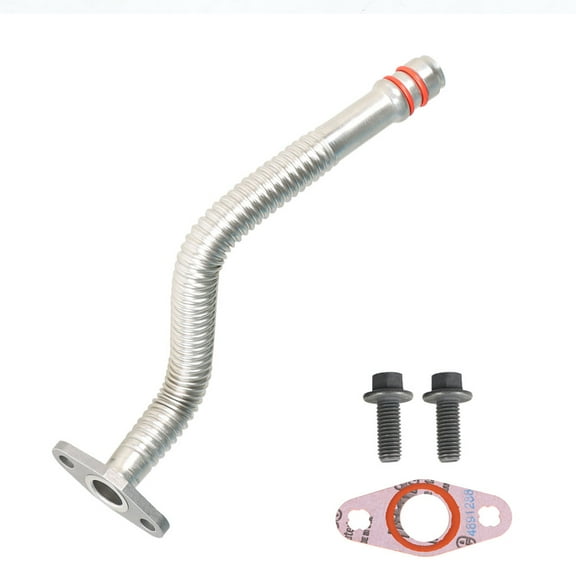 LABLT Turbo Oil Return Drain Line Tube Replacement for 2004 2005 2006 2007 Dodge Ram 5.9L 3970875 5135786AB
