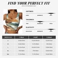 thumbnail image 5 of Pofeuu Coastal Palm Beach Print Sports Bra for Women Sexy Vest Yoga Running Gym Fitness Crop Bras Tops-X-Large, 5 of 8