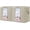 Beige, variant on WISELIFE Storage Bags [3 Pack/100L] Large Blanket Clothes Organization and Storage Containers for Comforters,Bedding, Foldable Organizer with Reinforced Handle, Clear Window, Sturdy Zippers,Gray