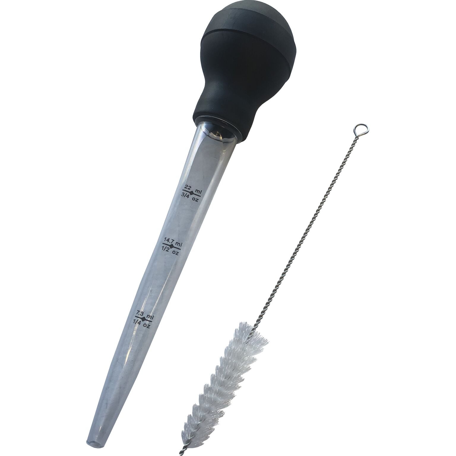 Mainstays Baster with Cleaning Brush, Dual Measurement Marks Walmart