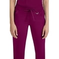 thumbnail image 3 of Healing Hands Purple Label Scrub Pants for Women Drawstring with 6 Pockets Wine 2XL, 3 of 7