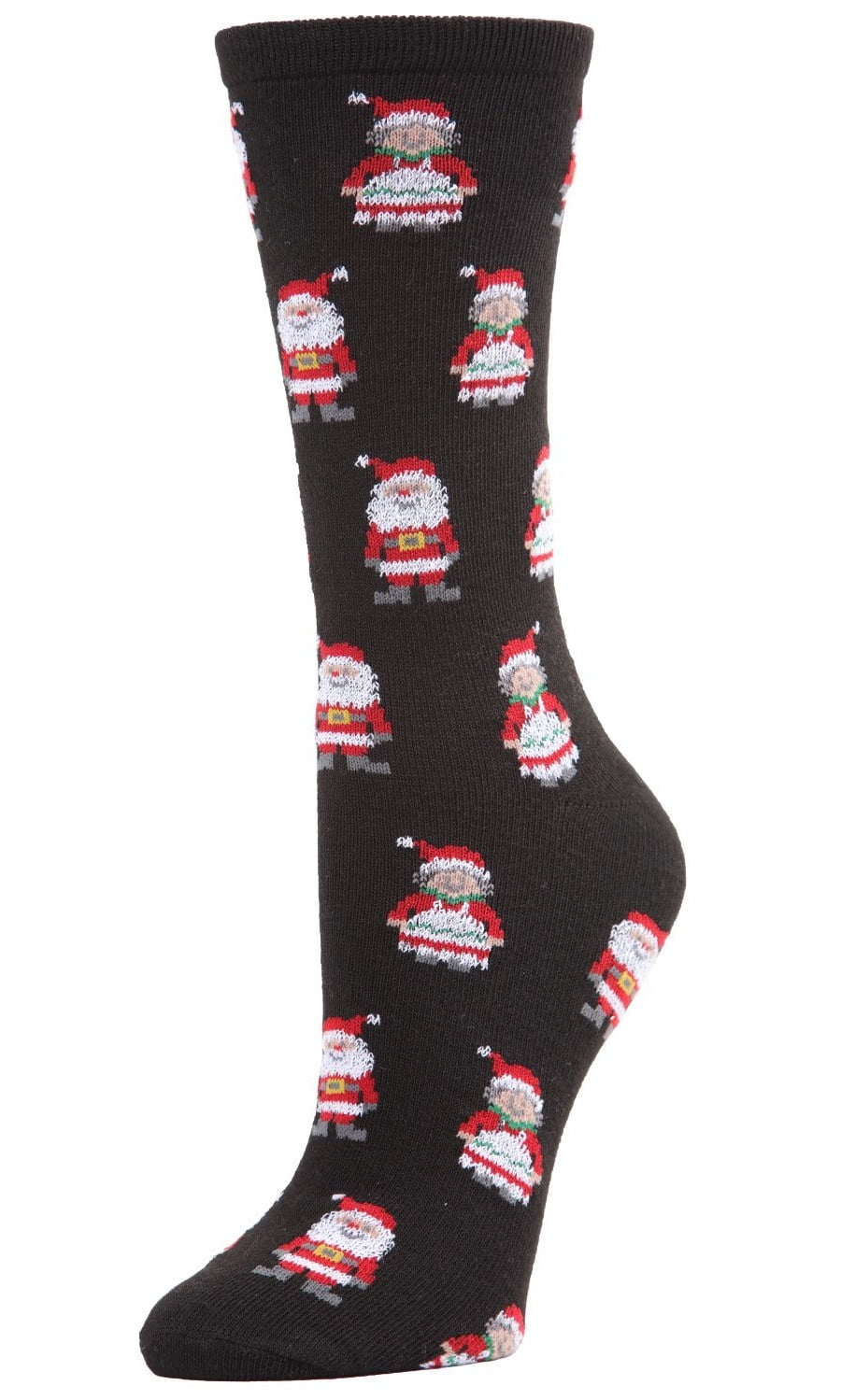 MeMoi Mr. & Mrs. Claus Crew Socks - Womens - Female - Walmart.com