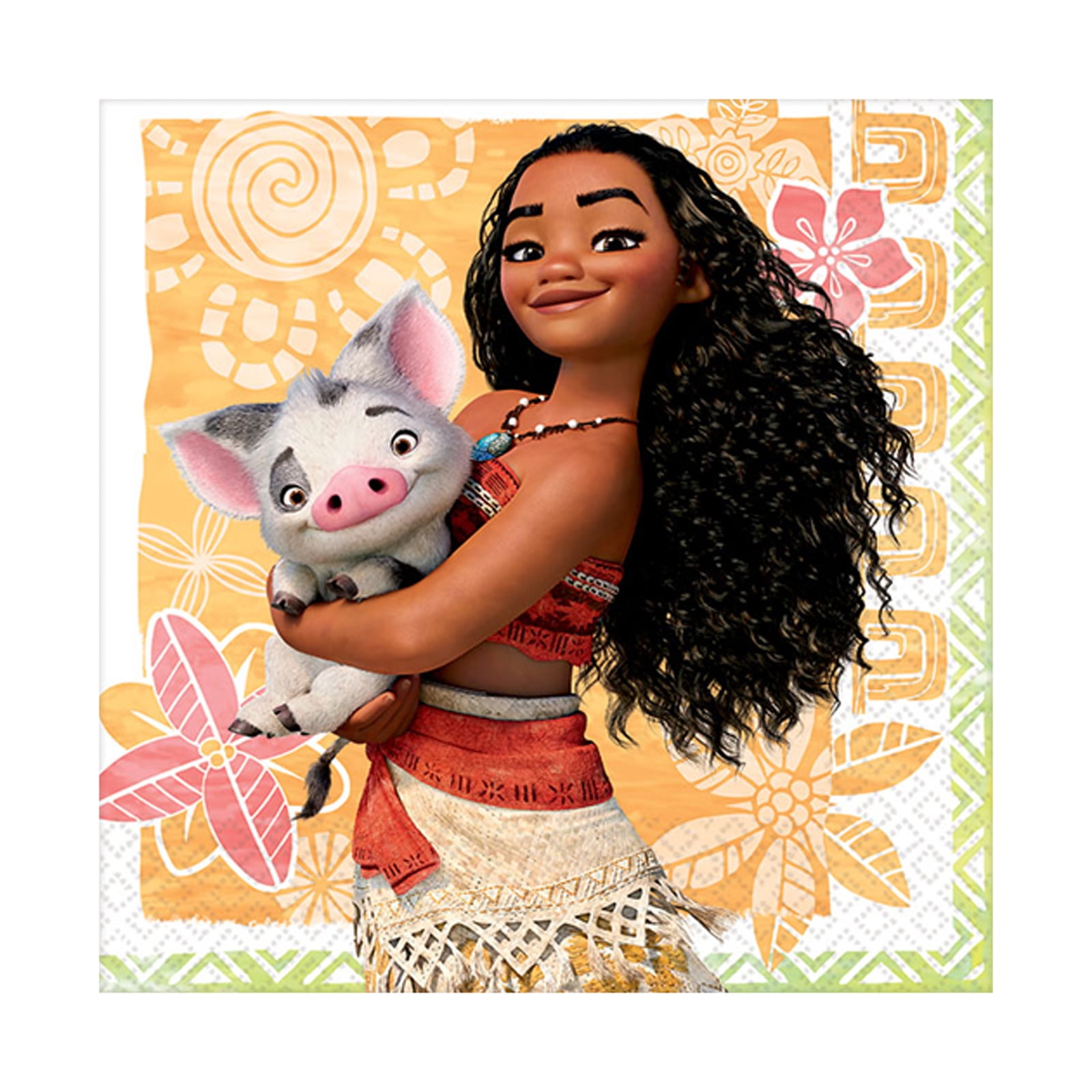 Moana Party Supplies 32 Pack Beverage Napkins - Walmart ...