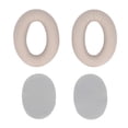 thumbnail image 2 of Almohadillas de repuestro para wh-000xm2 y mdr-000x auriculares, almohadillas de espuma viscoelástica de cuero proteico parauriculares con aislamiento de ruido, 2 of 7