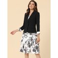 thumbnail image 3 of Conjunto de 2 Piezas Allegra K con estampado de lazo Negro L, 3 of 6