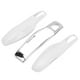 thumbnail image 4 of Funda para mando a distancia de coche, cubierta protectora embellecedora para Porsche 911/Panamera Macan Boxster (blanco y plateado), 4 of 5