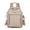 White, variant on Women Quilted Nylon Backpack Purse, 3-Way Convertible Small Travel Backpack with Detachable Crossbody Strap, Lightweight Anti-Theft Daypack Shoulder Bag for Shopping Daily Commute