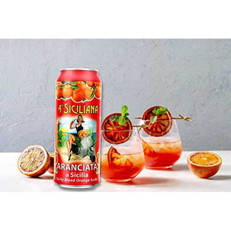 Sicilian Blood Orange Soda - 4 pack (330ml cans)