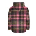 thumbnail image 5 of Women's Puffer Jacket Quilted Long Sleeve Floral Solid Winter Coat with Pockets, 5 of 6