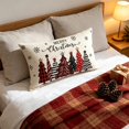 thumbnail image 7 of Christmas Tree Pillow Covers 12x20, Merry Christmas Throw Pillows, Soft Seasonal Cushion Covers, Winter Holiday Decoration for Home Couch Farmhouse(B), 7 of 7