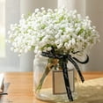 thumbnail image 6 of MERILER 4PCS Realistic Artificial Baby's Breath Flowers - Plastic Gypsophila Bouquet for Wedding and Home Decor, 7.48 Inches Long (Set of 4), 6 of 6