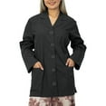 thumbnail image 4 of Panda Uniform by HeedFit Women's 32" Medical Lab Coat, Snap Front, Notched Lapel, Charcoal, 3XL, 4 of 6