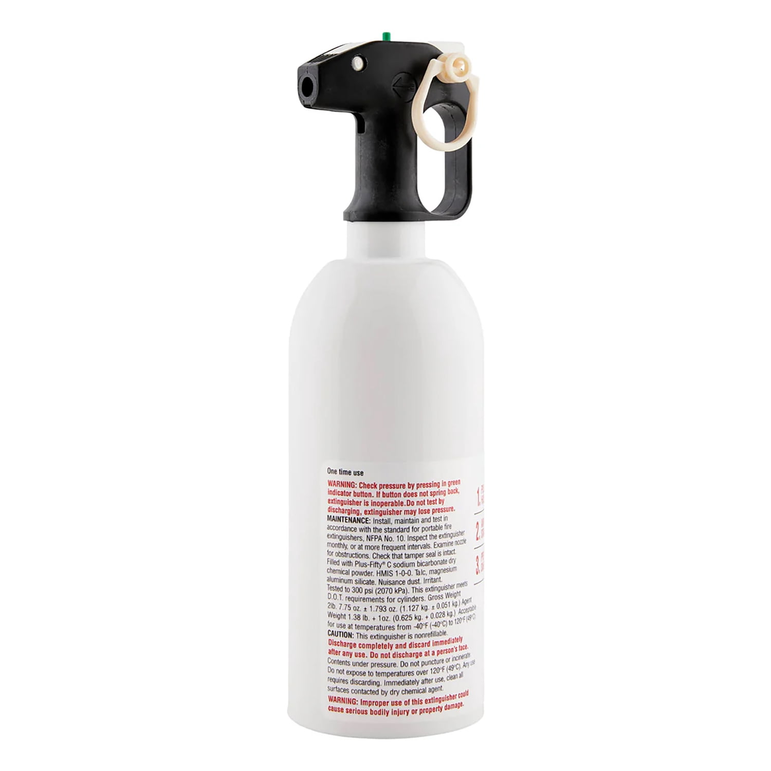 First Alert Rechargeable Kitchen Fire Extinguisher UL Rated 5-B:C, KITCHEN5