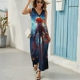 thumbnail image 6 of Octopus in The Mysterious Ocean Sleeveless Dress Female Clothing Dress Women Summer 2025 Dress, 6 of 7