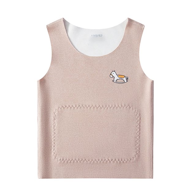 Chemises Garçons Filles Imprimé Animal Cheval Débardeur Thermique Blanc 9-10 Ans