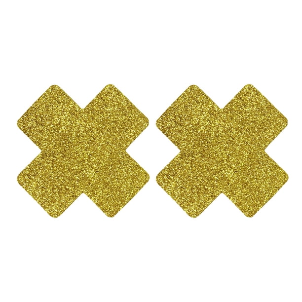 Cubre Pezones Desechables Qarigey Dorado Profundo 1 Par