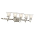 thumbnail image 4 of Livex Lighting French Regency Bath Light in Brushed Nickel, 4 of 10
