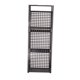 thumbnail image 3 of Cesta de almacenamiento colgante de alambre para colgar cebollas, para montar en la pared, de hierro, para almacenar alimentos, estilo rústico, cesta 3 cuadrícula, 3 of 8