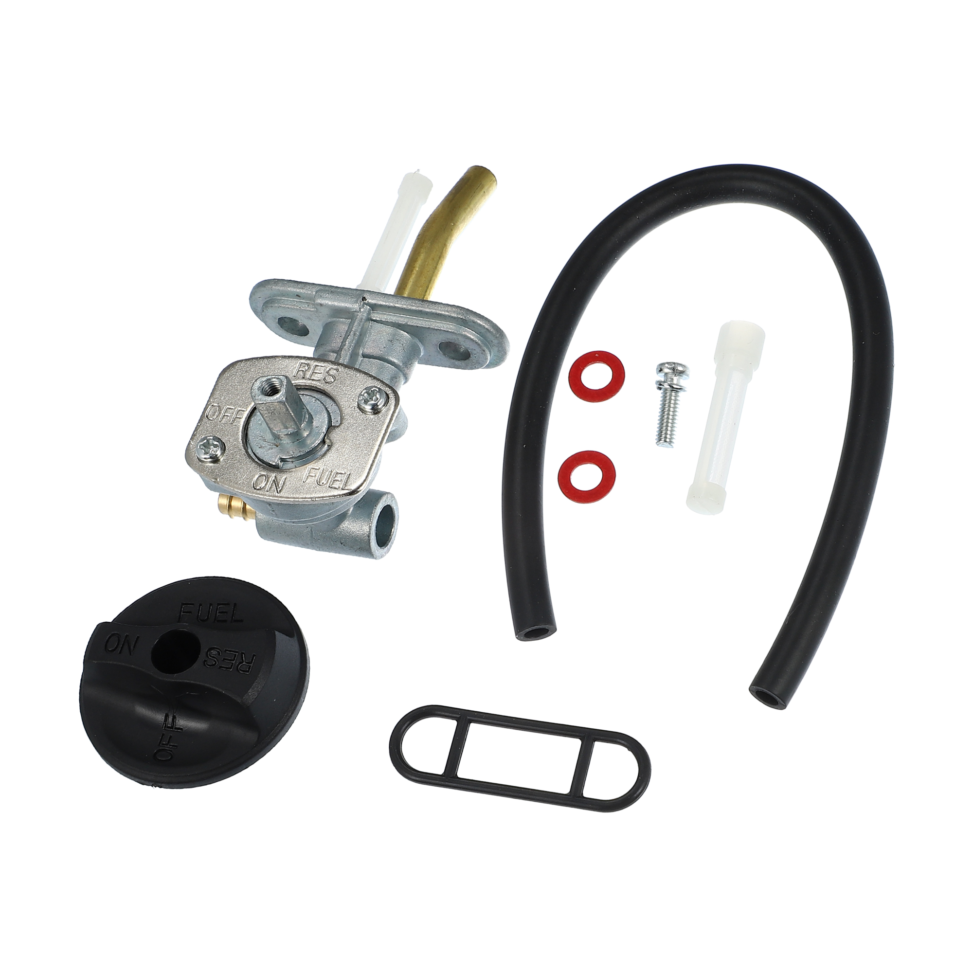 Fuel Valve Petcock For Yamaha YFB250 Timberwolf, Tri Moto 200, YTM200 - Off/On/Reserve