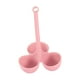 thumbnail image 2 of Hervidor de huevos Rejilla para vapor de huevos Soporte de cesta multifunción Rejilla para vaporera Cesta para huevos Rosa 3 agujeros, 2 of 9