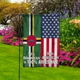 thumbnail image 4 of Flag American Half Dominican Flag Dominican American Friendship Dominica U.S.A Patriotic Proud Garden Flag, Double-Sided Decorative Outdoor Flag, Patriotic Polyester Yard Flag 12 x 18 in, 4 of 5