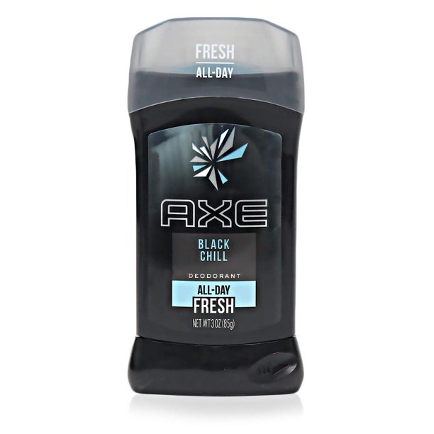 4 Pack Axe Deodorant Stick, Black Chill 3 oz Each