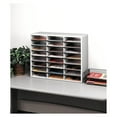 thumbnail image 4 of 25041 Literature Organizer - 24 Compartment, Letter, Gray, 4 of 5