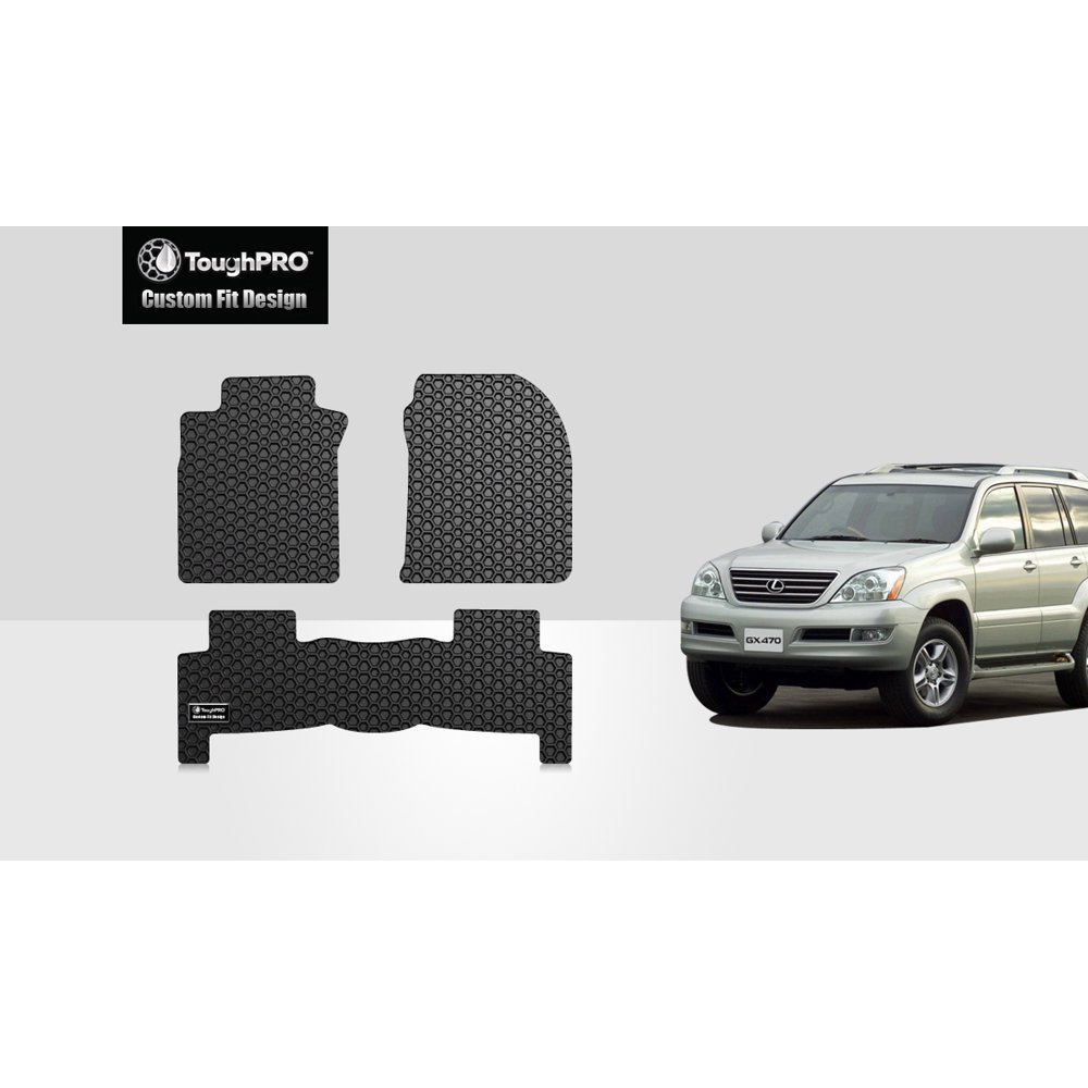 ToughPRO LEXUS GX470 Cargo Mat All Weather Heavy Duty Black