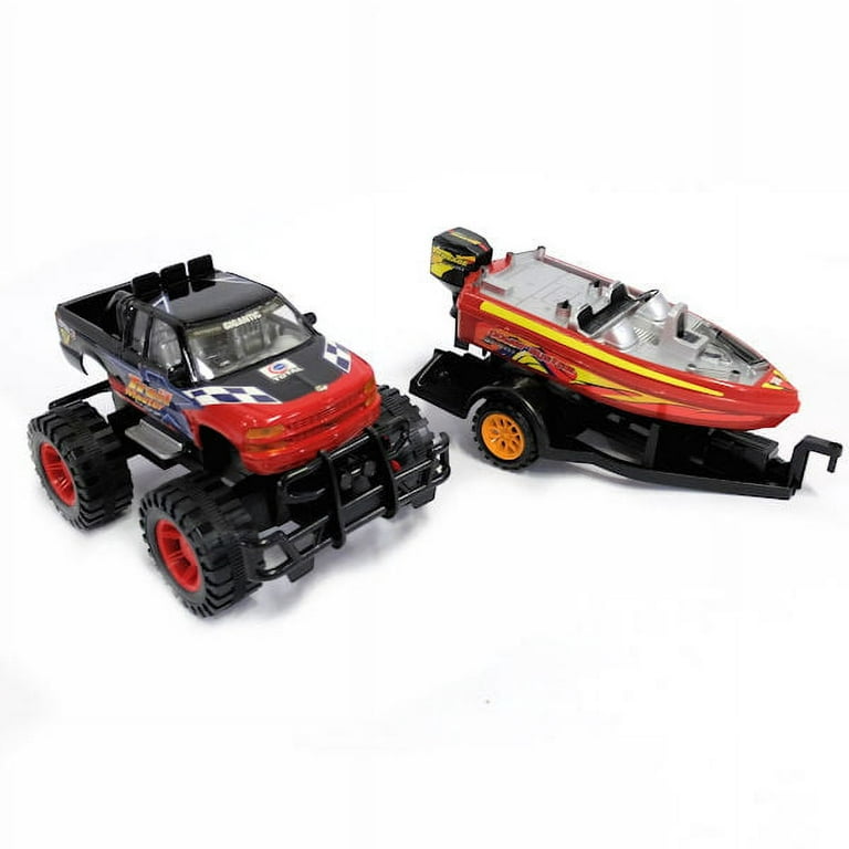 Friction Towing Truck with Boat 20