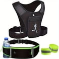 thumbnail image 1 of Lindbes Running Phone Holder Vest  Running Vest Phone Holder  Running Belt With Waterproof Adjustable Elastic Strap  Key Holder Reflective Waterproof Phone Pouch  Running Belt With Water, 1 of 7
