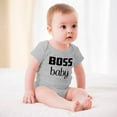 thumbnail image 3 of Boss Baby - Baby Clothes - Funny Newborn Bodysuit Outfits for Boys And Girls Gray-style-1 9months, 3 of 7
