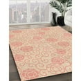 thumbnail image 2 of Ahgly Company Indoor Round Patterned NavajoWhite Gold Area Rugs, 4' Round, 2 of 6