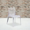 thumbnail image 3 of Flash Furniture Frederik 4 Pk. Vision Series Transparent Stacking Side Chair, 3 of 14