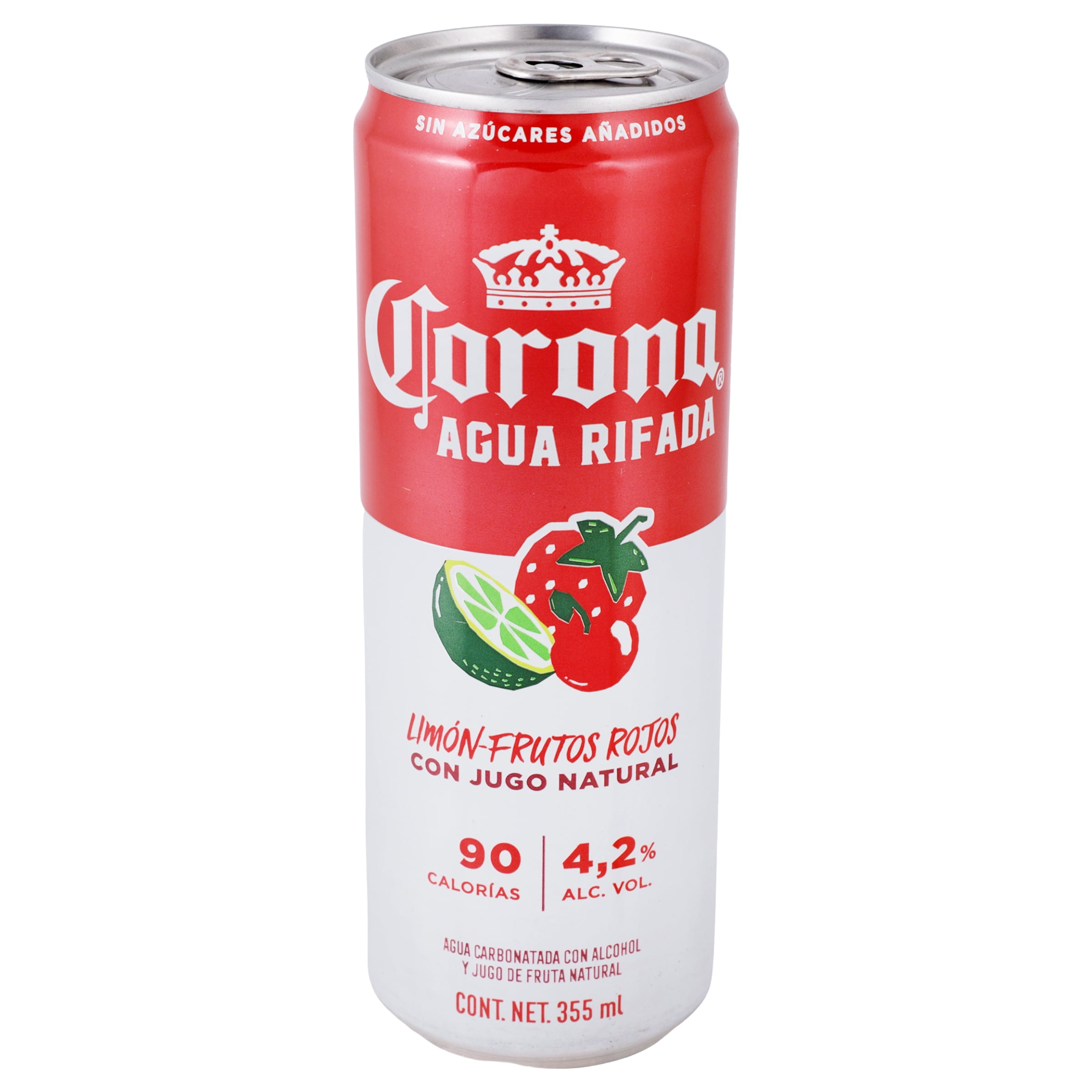 CORONA AGUA RIFADA LIMON FRUTOS ROJOS 35 | Walmart en línea