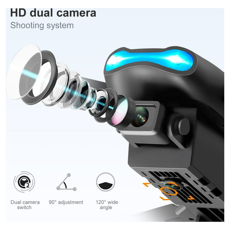 ホビーラジコン FOLDABLE  DRONE Amazon.com: Drone with Camera, Brushless Motor 1080P FPV