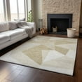 thumbnail image 6 of Addison Rugs Mayfield Washable Transitional Geometric Beige Rectangle Rug, 8' x 10', 6 of 6