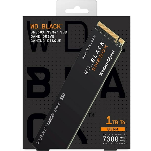 WD BLACK 1TB SN850X NVMe Internal Gaming SSD Solid State Drive - M