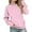 Z01_Pink, variant on HNMKIU Girls Oversized Casual Long Sleeve Pullover Drop Shoulder Top with Pocket 3-14 Years Cute Hoodies for Teen Girls Navy-A,10-11 Years