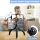 thumbnail image 4 of Black - 1 Piece Phone Tripod, Length 185cm, Mini Tripod for Smartphone and Camera, with Bluetooth Remote Control, 4 of 5