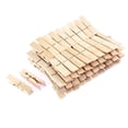 thumbnail image 5 of Uxcell 60pcs Pinzas de Madera para Fotos, Papel y Ropa de 60mm de Largo, 5 of 5