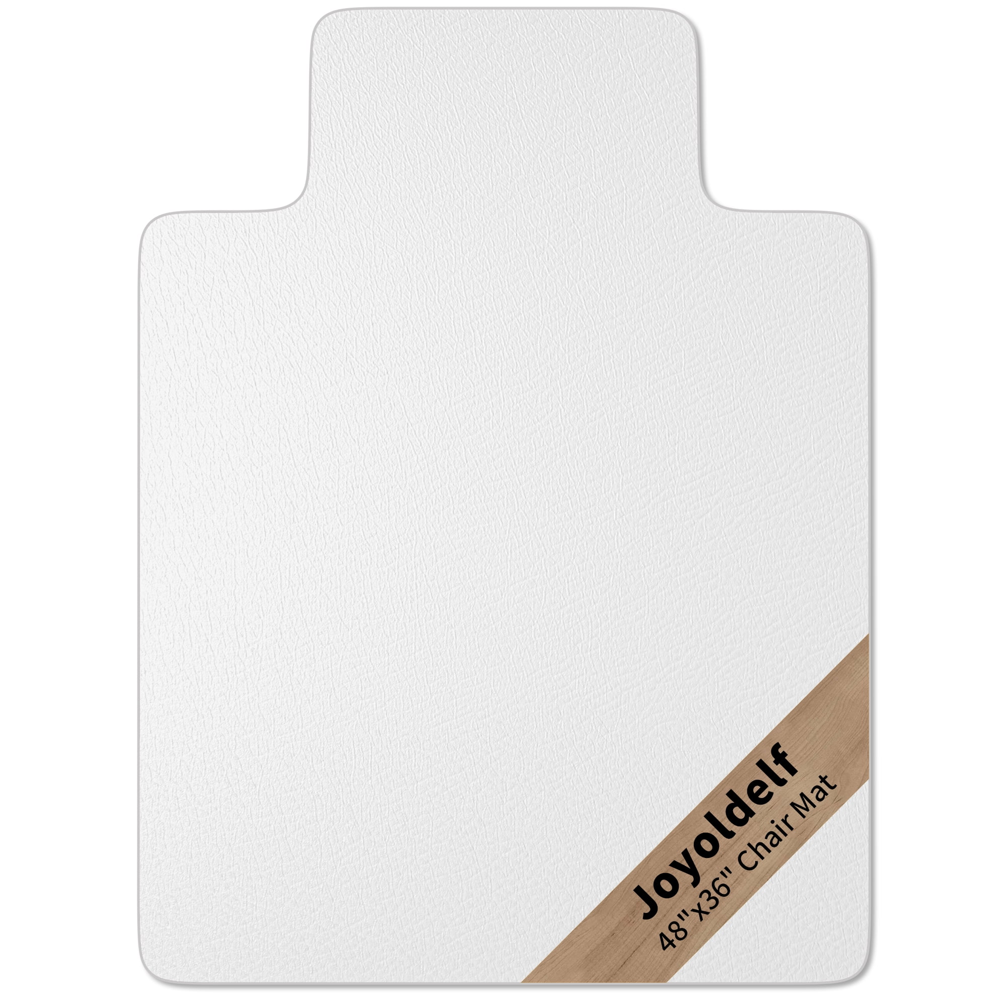 Joyoldelf Chair Mat with Lip for Hard Floor, 36' x 48' Home Use Transparent Protective Office Chair Mat PVC, Heavy Duty Floor Protector Under Desk for Home and Gaming Floor, Clear