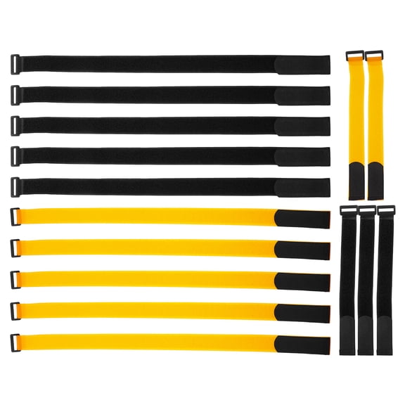 KONTONTY 15Pcs Adjustable Bike Rack Straps Nylon Blend for Preventing Wheel Movement during Car Transport