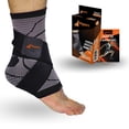thumbnail image 1 of Tobillera Deportiva de Compresión, Tobillera para Esguince Ortopédica, Compresión Ajustables, Transpirable, Diseño para Hombre y Mujer Multi-Talla, Soporte para Tobillo, Elástica Estabilizadora Hyperz TOBILLERAAL50, 1 of 6