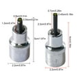 thumbnail image 3 of Guardoinrt Argent 2pcs Réparation Entretoise Écrou Outil Accrochage Outils Prise Outil Matériaux Facile à Transporter, 3 of 6
