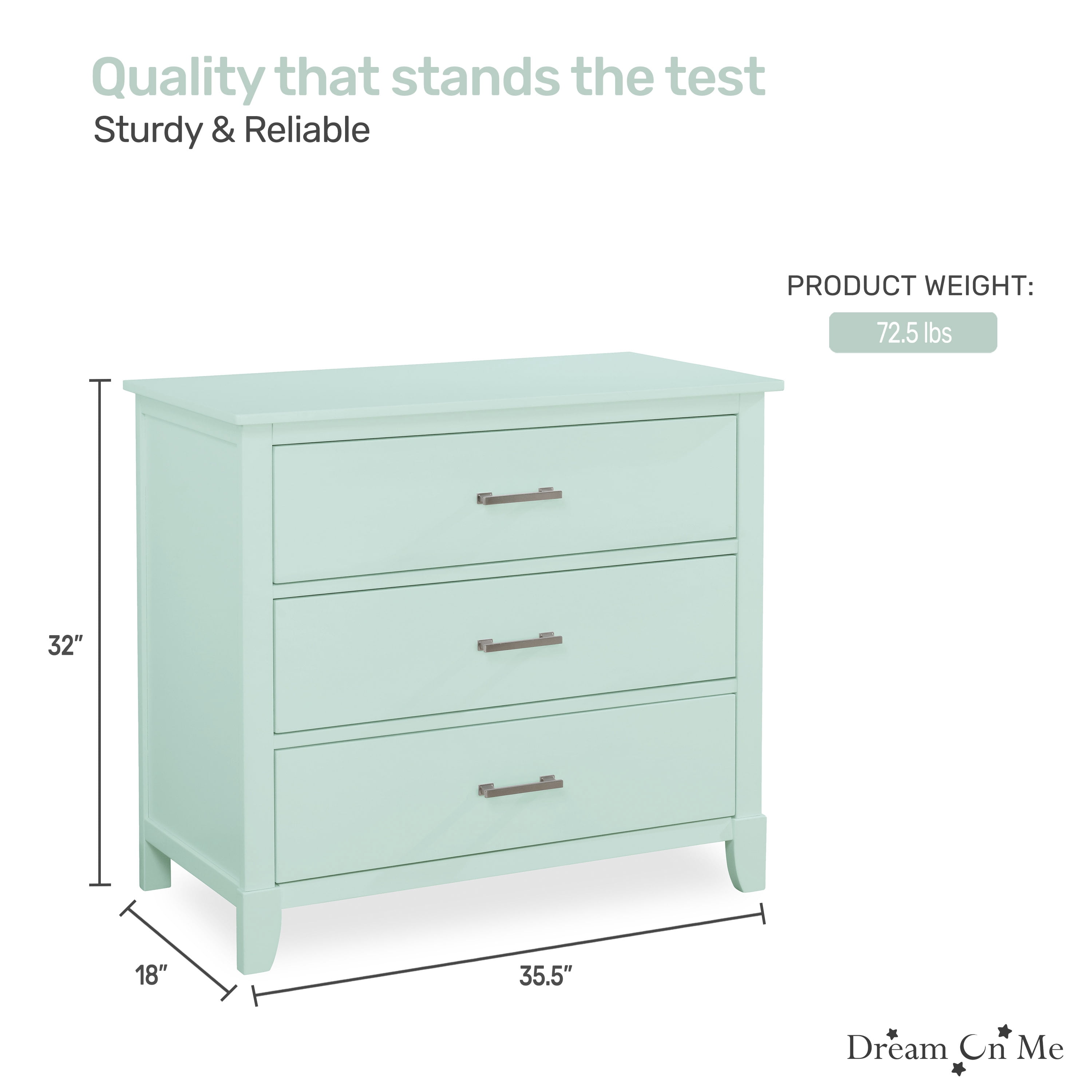 Dream On Me Ollie Dresser, Mint