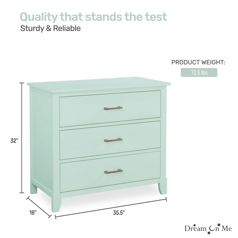 Dream On Me Ollie Dresser, Mint - Walmart.com