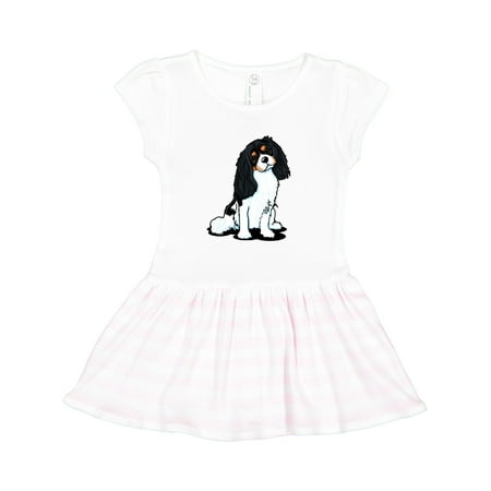 

Inktastic KiniArt Tricolor Cavalier Gift Toddler Girl Dress