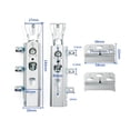thumbnail image 4 of 2 Sets Professional Kitchen Cabinet Invisible Hanger Suspension Bracket Hanger, 4 of 8