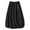 Black, variant on JIKNTTR Women's Skirts Versatile Women's Fashion Vintage Linen Mid Length High Waisted A Line Skirt Summer Beach Holiday Skirt